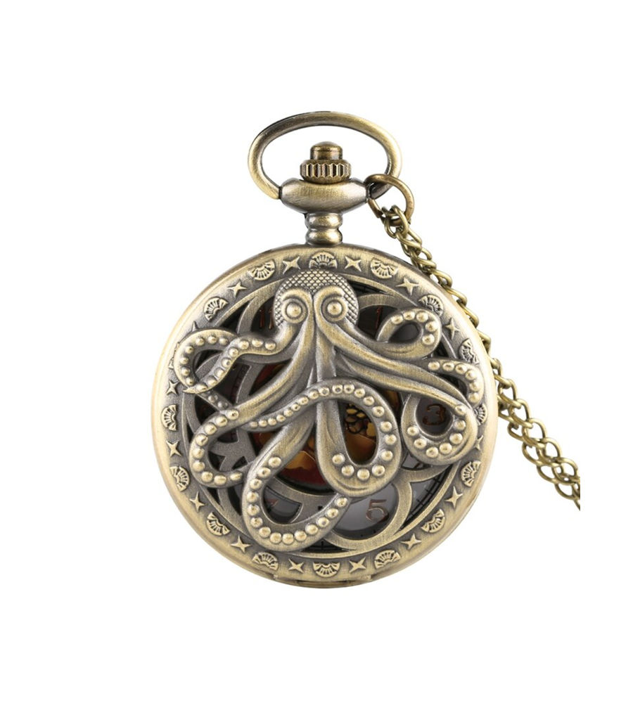 YouBella Pocket Watch Pendant with Chain for Husband Unique Memorable Gift Dual Purpose Stainless Steel Clock for Men (YBWATCH_0028)